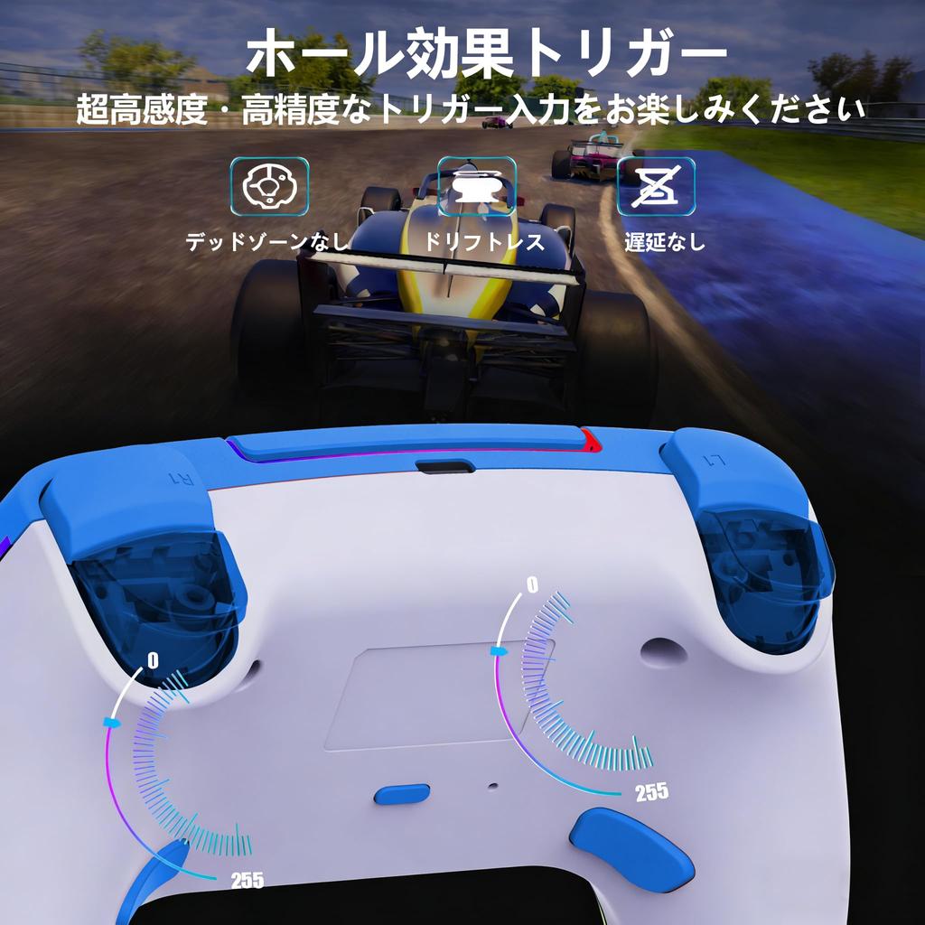Switch Controller Gamepad Release 25 Hours Continuous 1500mAh High Back Macro Turbo Bluetooth Wireless RGB Gyro Compatible with Includes Japanese