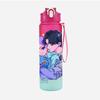 750Ml Water Bottler Anime K-Pop Demon Hunters Printed Character Water Cup Large Capacity Outdoor Portable Rope Drinking Bottle for Boy Girl Gift