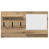 Wall Mounted Nightstand Artisan Oak Finish 90 x 10 x 50 cm