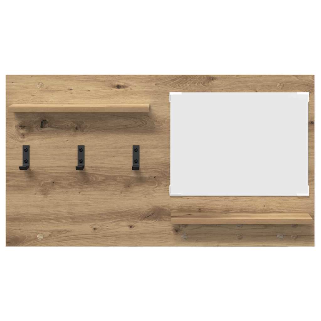 Wall Mounted Nightstand Artisan Oak Finish 90 x 10 x 50 cm