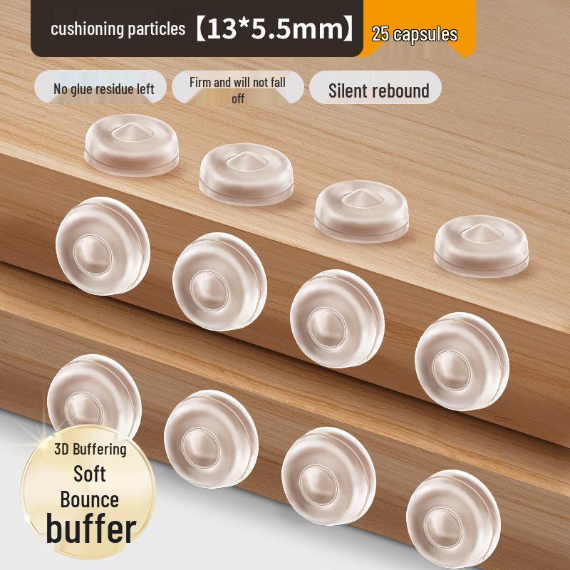 Transparent Anti-Collision Silicone Strips: Soundproof, Wear-Resistant Pads for Furniture, Doors, Windows, and Handles