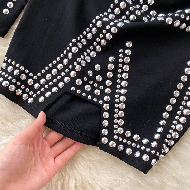 Корейская мода с длинным рукавом и воротником-стойкой — фото 10