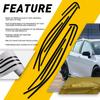 Chrome Delete Blackout Overlay for 2018-2024 Toyota Camry Window Trim Sticker