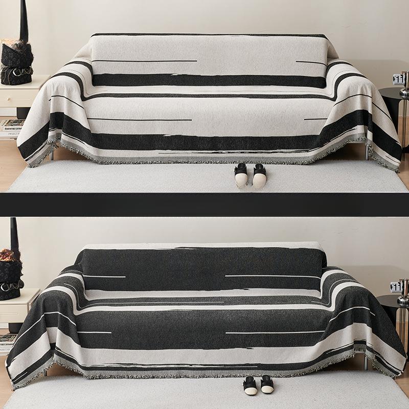 Sofa Cover Cloth Modern Simple Sofa Cover Four Seasons Universal Sofa Cushion Non-Slip Stain Resistant Sofa Towel Anti-Scratching