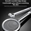 New 1PC Stainless Steel Handheld Multi-functional Creative Filter Spoon Clip Colander Oil-Frying Clip Fried Chicken Accessories