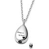 [merrytime] Stainless Steel Ashes Pendant, Waterproof, Perfect for Keeping Your Pet Alive, Memorial, Cremation Capsule, Pet Loss, or Divided Ashes,