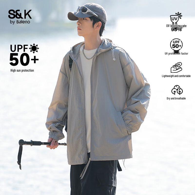 Baleno S&K Men's UPF50+ Ice Silk Sun Protection Jacket