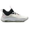Under Armour Hovr Splash 1 Curry Simplified Round Toe Lace-Up Mid-Top Basketball Shoes Unisex Basketball Shoes White 3025370-100