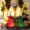 No Cord Needed Plush Christmas Tree Decors with Gentle Light Kids Room Holiday Decoration for Night Ambiances