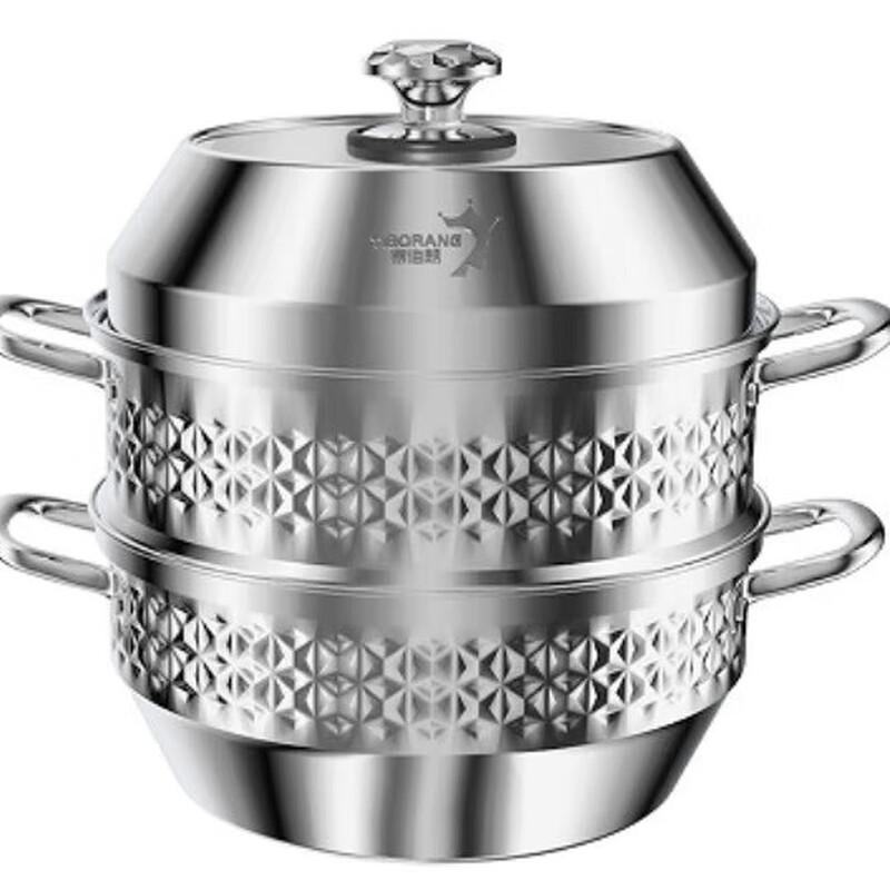 DBL Camio 28cm 3-Tier Stainless Steel Steamer