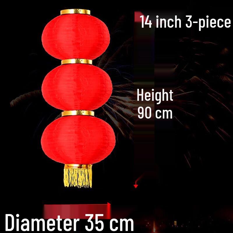 UOSU Foldable Red Lantern String Decoration