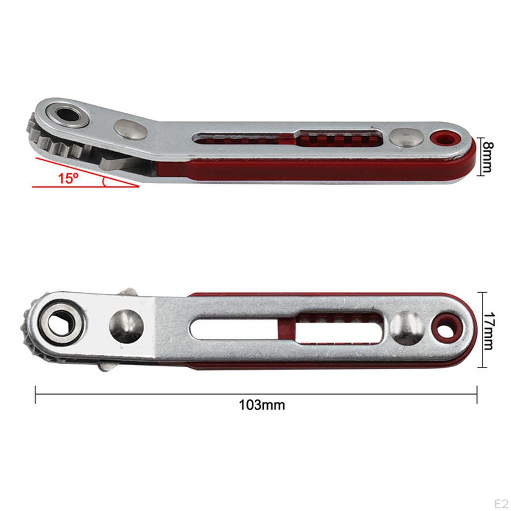 1/4 inch Ratchet Wrench, Drive Handle Hex for Air Conditioning Refrigeration Repair