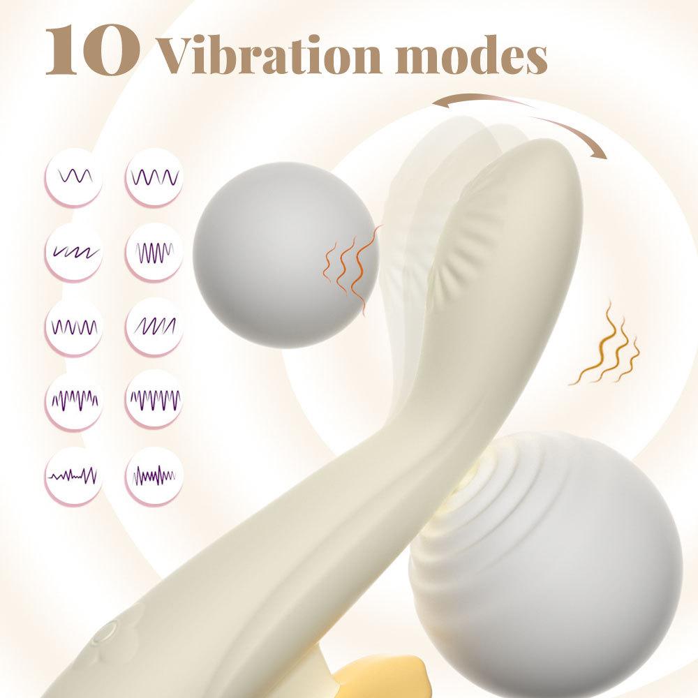 Finger Vibrator Sexspielzeug für Erwachsene - G-Punkt Vibrator Klitoris Stimulator Spielzeug mit 10 Leistungsstarken Vibrationsmodi Verstellbarer Brustwarzenmassagegerät Weibliches Sexspielzeug