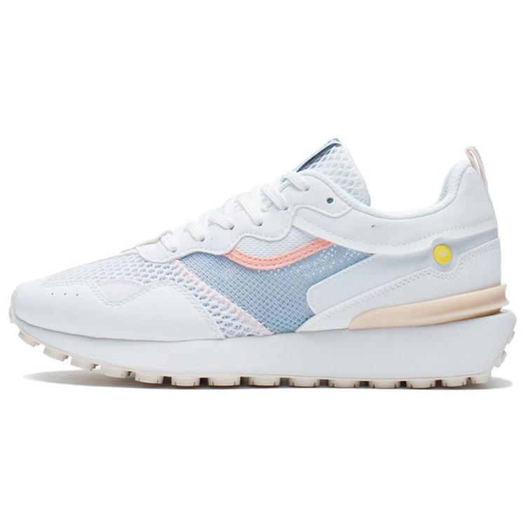 

LiNing Fangyuan Classic Low Top Sports Casual Shoes Women s White Blue 35