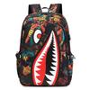 Specially Designed for Elementary School and Children's Backpacks with Shark Personalized Pattern Printing, Large Capacity Lightweight Backpacks