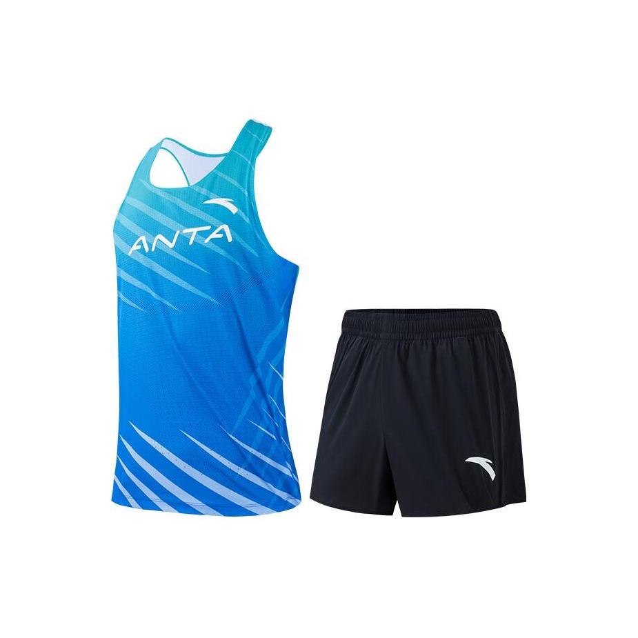 Anta Running Collection Running Clothing Sets Men's Radiant Blue+Black 152355202-2