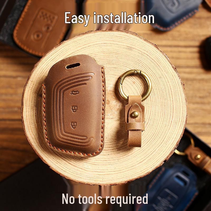 Key Case for New Baojun RS3, RM5, RC6, RS5, RC, KiWi EV, E300, RS7 - Protective Shell and Buckle
