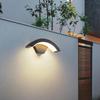 Moon-Shaped Outdoor Waterproof Infrared Sensor Wall Lamp for Courtyard, Balcony, and Doorway