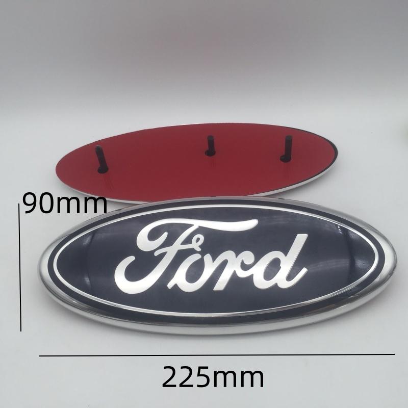 Samolepka na auto 1ks 3D modrá pro ford Přední kapota auta Znak na kapotě Zadní nárazník Kufr Kryty volantu Samolepka Odznak D