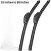 2PCS 26-inch to 16-inch windshield wiper blades, original quality high-quality four-season wiper blades, stable and silent