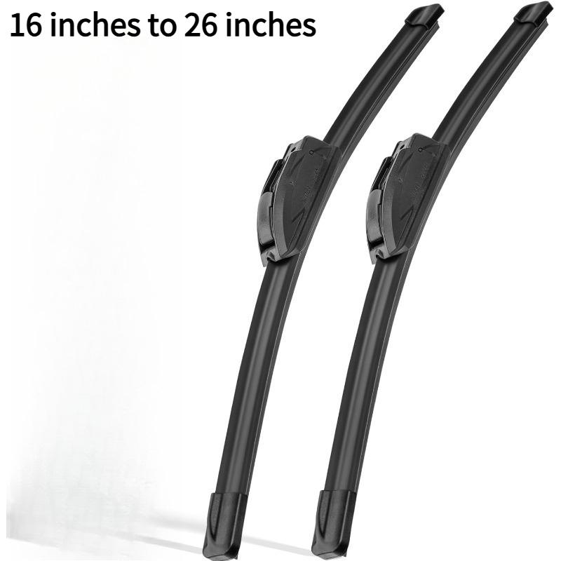 2PCS 26-inch to 16-inch windshield wiper blades, original quality high-quality four-season wiper blades, stable and silent