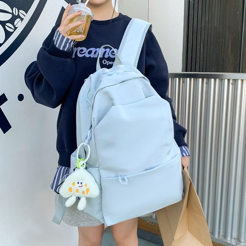 Nylon Large Capacity Backpack For Teens With Waterresistant Design And 14in Laptop Storage