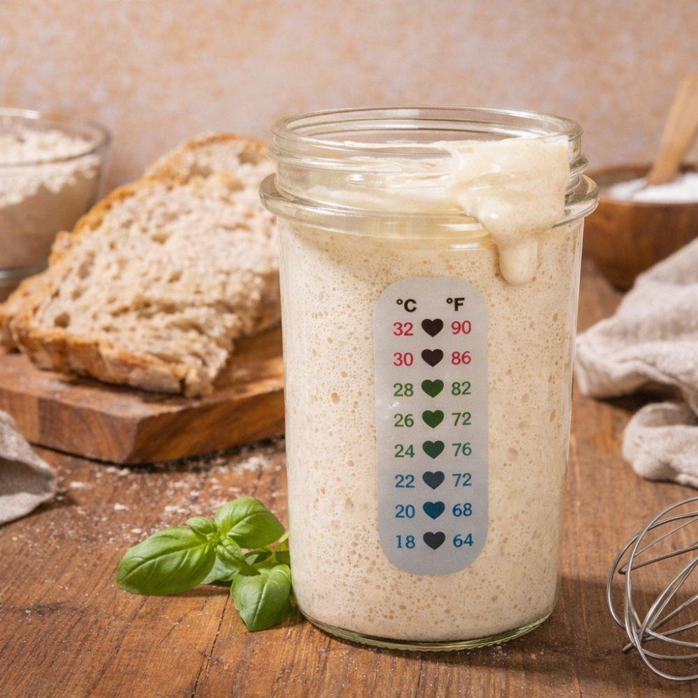 Instant-Read Fermentation Jar Thermometer Patch Heart Change Color Thermometer  Coffee Cup