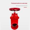 Z85X Groove Hidden Stem Gate Valve: Manual Ductile Iron Gate Valve with Exposed Stem and Firefighting Elastic Seat Seal.