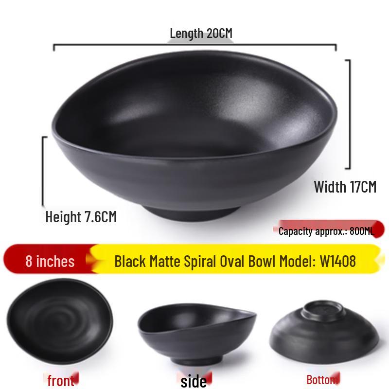 Japanese Style Melamine Noodle Bowl