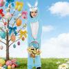 Osterhasen-Outfit für Kinder Weiches Polyester Ausführungskleidung Mit Halsaccessoire Für Bühnenauftritte Und Feiern