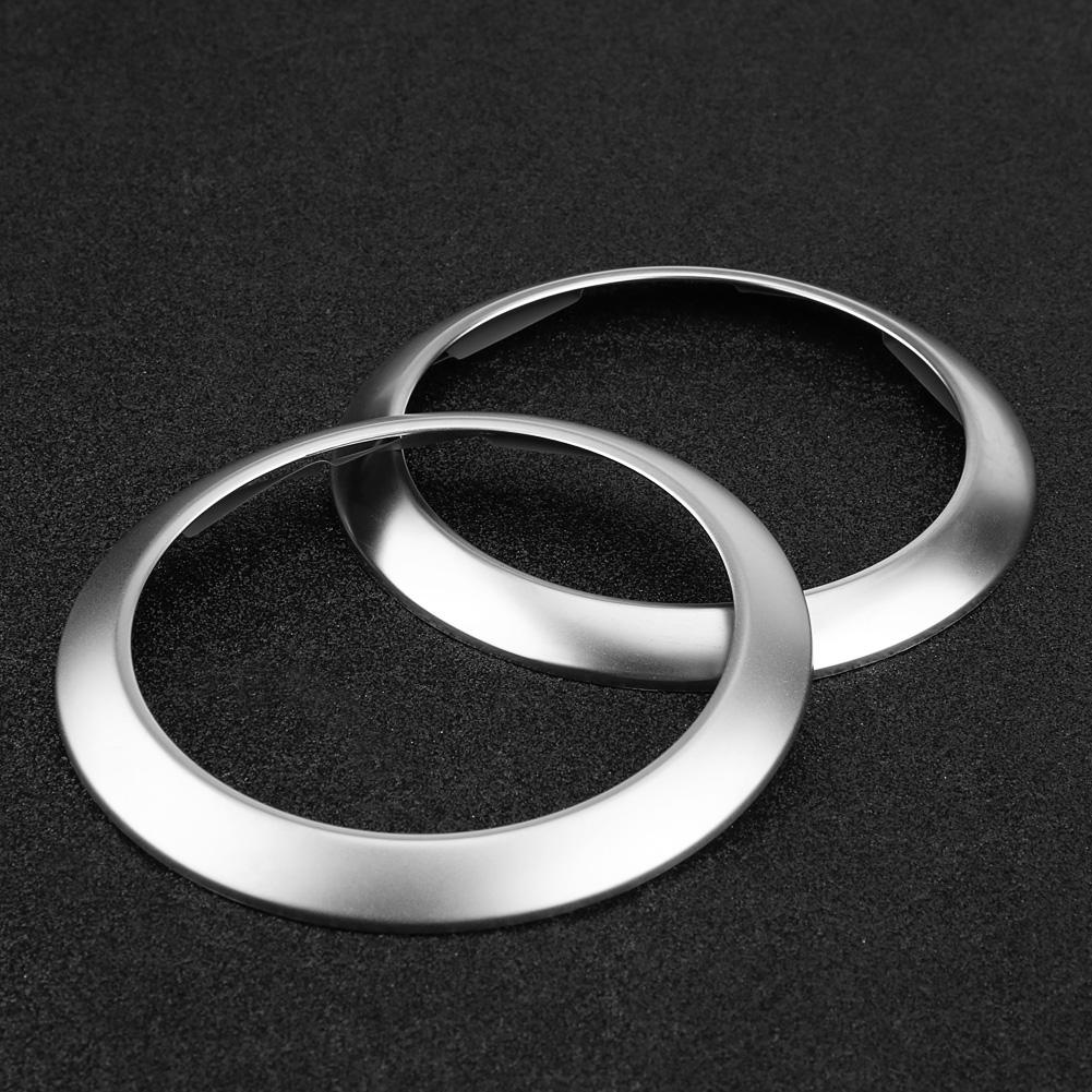 2Pcs Car Side Air Conditioning Vent Ring Frame Cover Trim for Mercedes Benz E Class W213 16 18