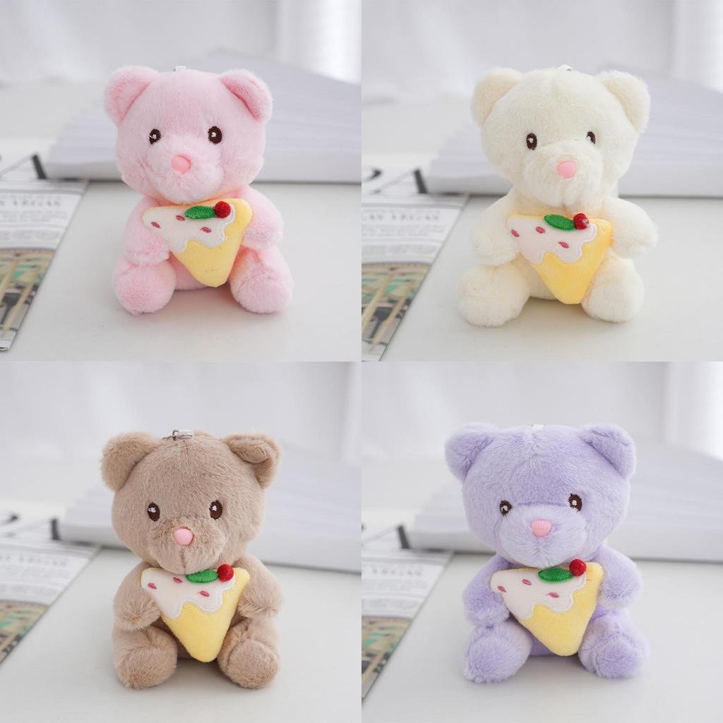 Bear Plush Innovative Keychain Unique Sitting Animal Toy With Soft Touch And Charm