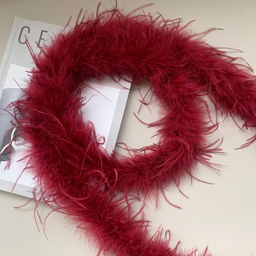 Colored Feather Strips, Ostrich Hair, Top Strips, Dance Costumes DIY Decorative Materials, Clothing Accessories