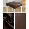 Waterproofs PU Leather Chair Cover Waterproofs Stretch Chair Slipcovers for Dining Room Home Kitchen Seats Protectors