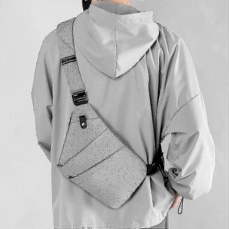 RFID blokující crossbody taška pro ženy, bezpečná cestovní peněženka s protikrádežovými prvky