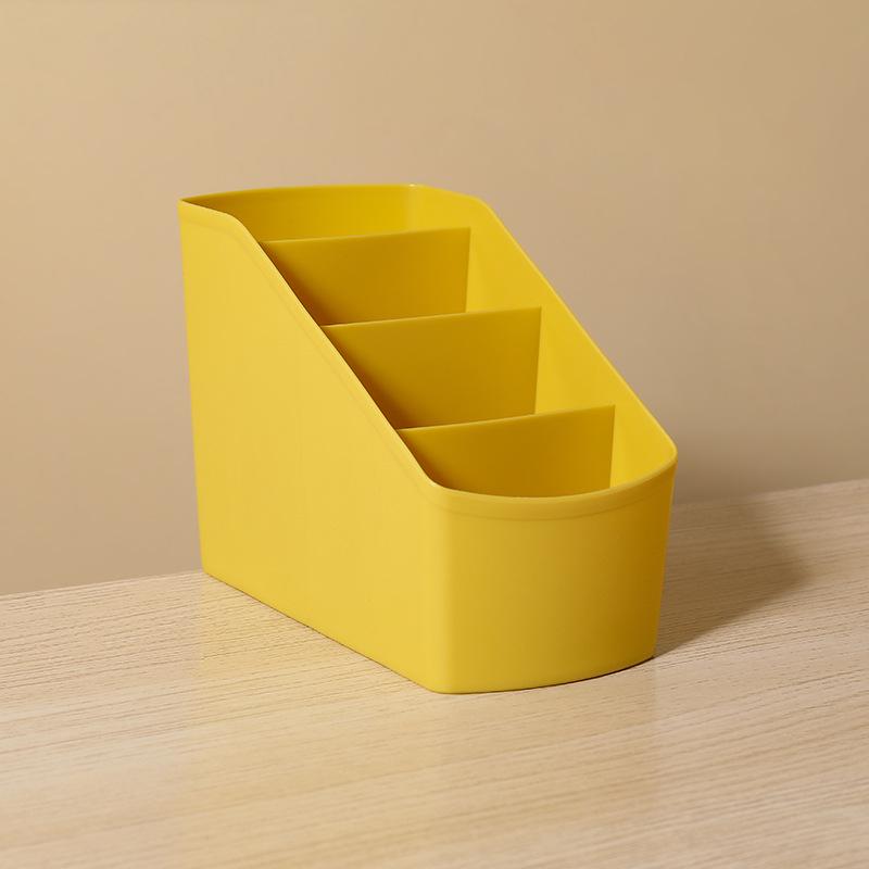Custom Simple Desktop Organizer: Four-Grid for Cosmetics or Five-Grid for Sundries In Student Dorm Rooms