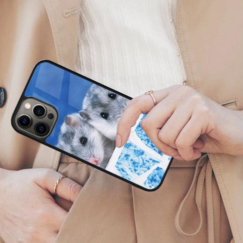 Funny Cute Hamster Magnetic Phone Case For APPLE iPhone 17 Air 16 14 13 12 Pro Max 15 Plus Wireless Charge With MagSafe Cover