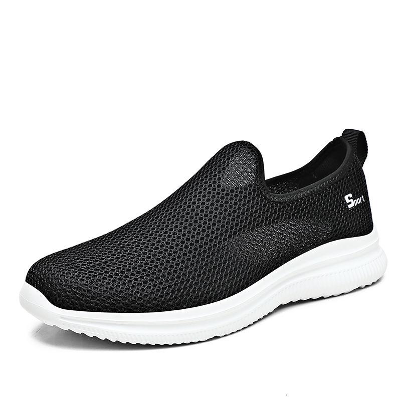 Neue atmungsaktive Paar atmungsaktive Mesh Herren Freizeit-Mesh-Schuhe leichte bequeme Mesh-Schuhe Herren Einzelschuhe