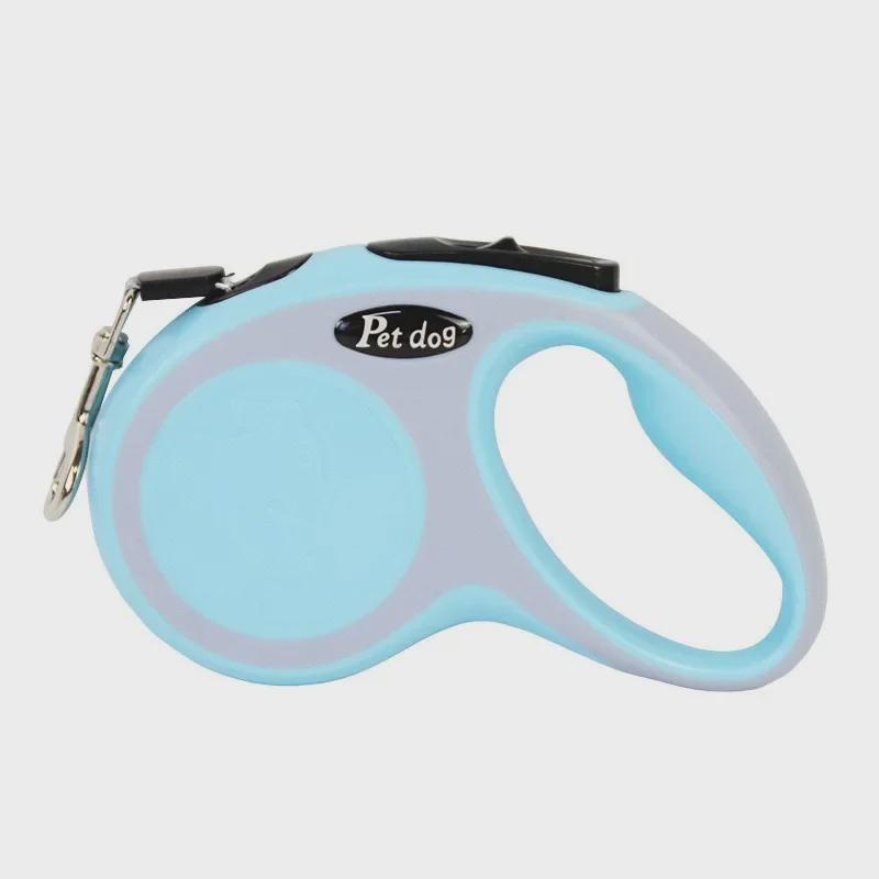 

Выдвижной поводок для выгула собак с однокнопочным тормозом для мелких и средних домашних животных