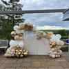 142PCS White Sand Balloons Garland Arch Kit Metal Gold Ballon Wedding Graduation Baby Shower Gender Reveal Birthday Party Globos