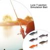 Swimming Lures Multi Jointed Swimbaits with Treble Hook 10cm Fishing Lure Artificial Hard Baits for Trout