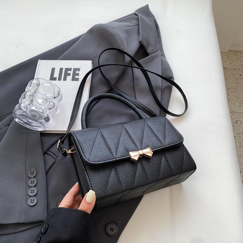 Trendy Fashionable Casual Crossbody Bag For Women With Stylish Pu Material And Soft Texture чёрный