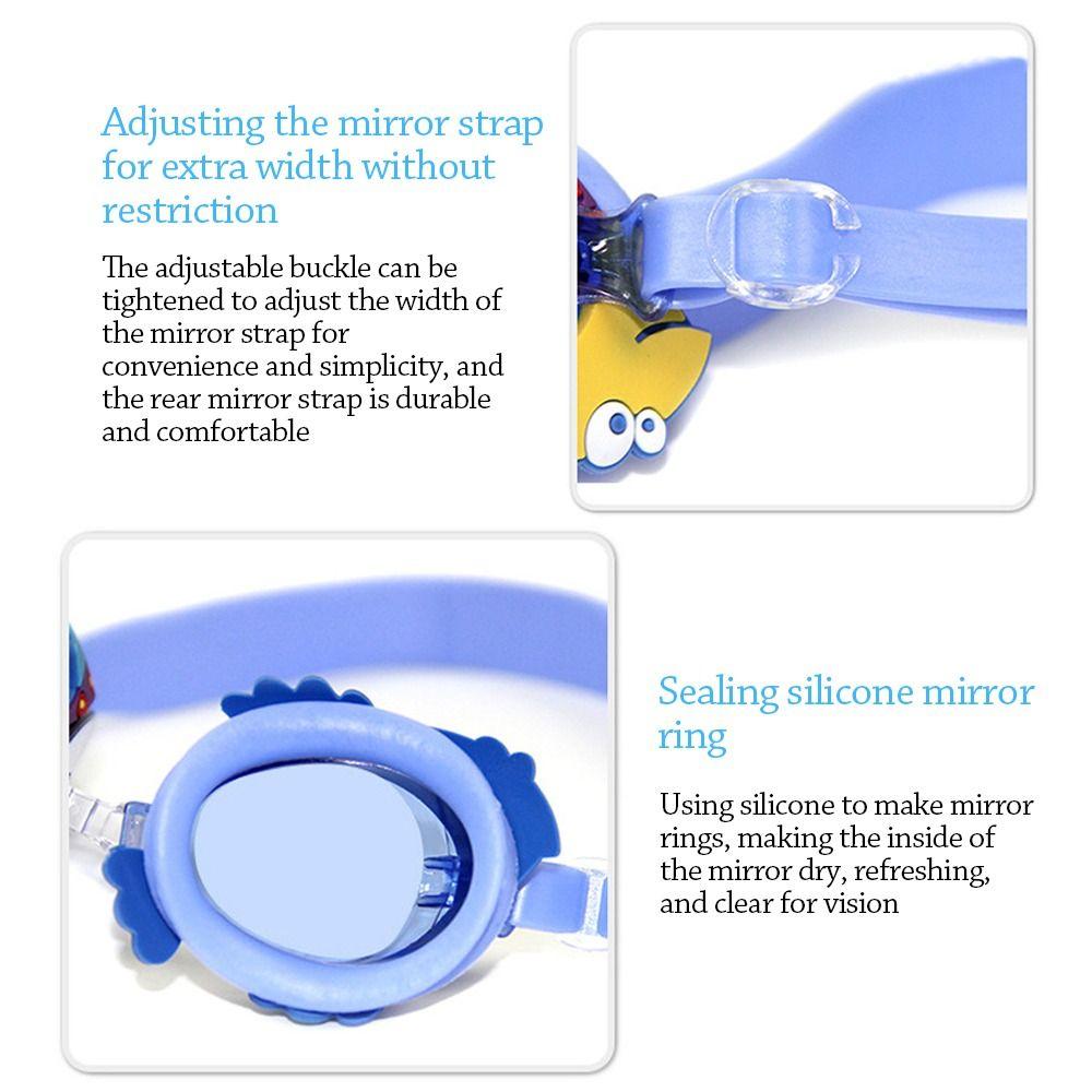 Ochelari de înot pentru copii anti-ceață Ochelari de protecție UV Ochelari de înot în aer liber Ochelari pentru copii