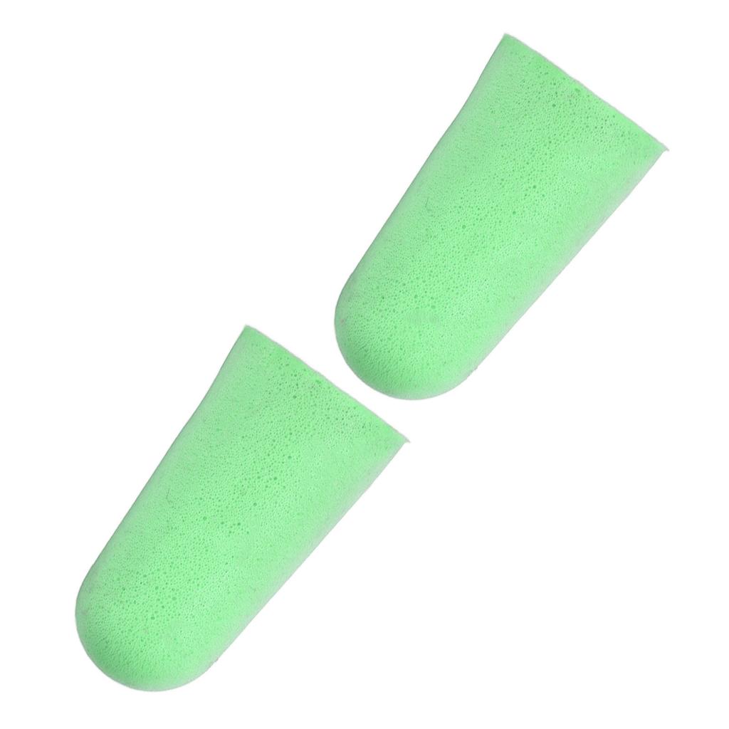 2Pcs Earplugs Sponge Sound Insulation Noise Prevention Household Sound Insulation EarplugsGreen
