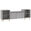 821194 vidaXL TV Cabinet Sonoma Grey 160x35x55 Cm Engineered Wood