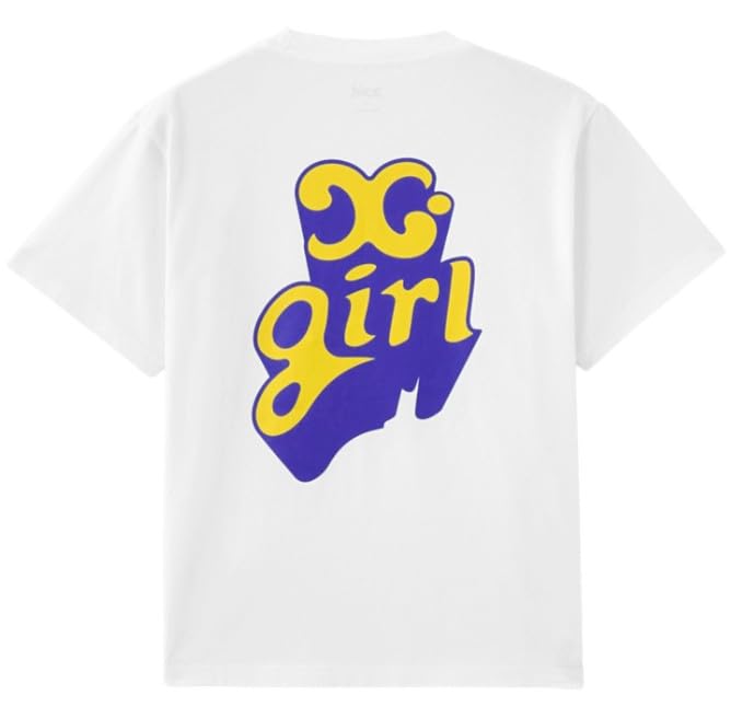 Casual POP LOGO TEE White X-girl S/S Women's