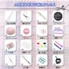 Sewing Set for Elementary School Sewing Sewing Kit for JK Portable Students, Box, Girls, Style, Ribbon, (White)