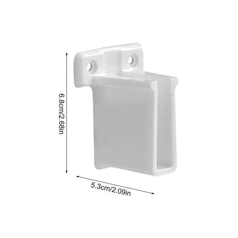 Wardrobe Closet Rod Bracket Heavy Duty Wardrobe Bracket Closet Rod End Supports Closet Pole Socket Mounting Brackets With Screws