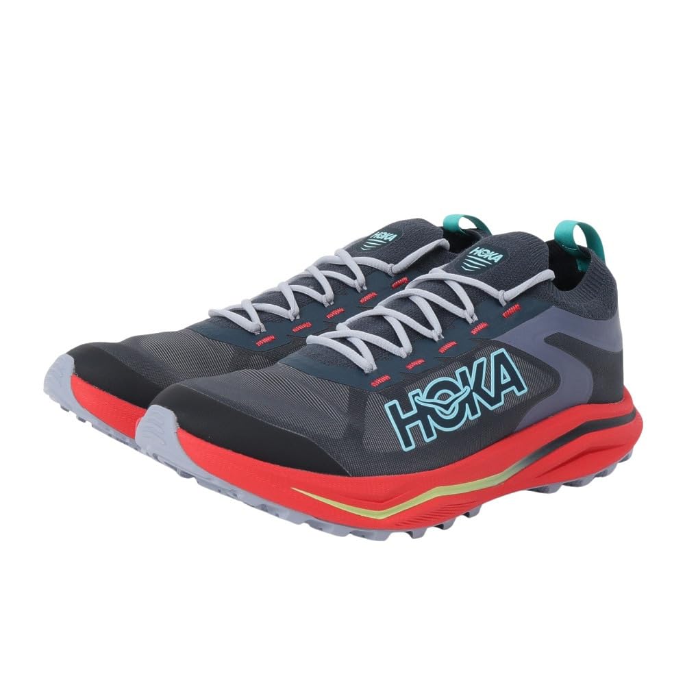HOKA Zinal 2 Trail Running Shoes x Size (Navy Red, 26.5, Men's, 1141491-SSC)