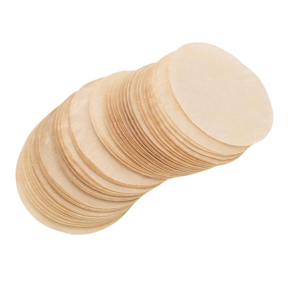 500pcs set Heatproof Design Unbleached Coffee Filters 27MM Size Round Coffee Filters  Home Use